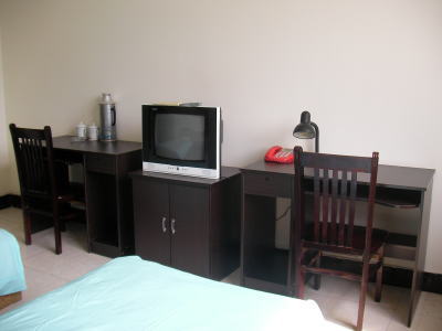中国の留学生寮の2人部屋